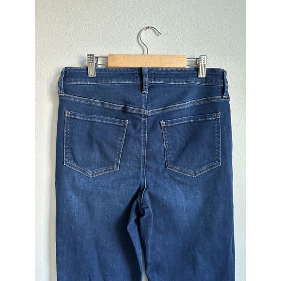 NYDJ Women's Dark Wash Bailey Relaxed Fit Mid Rise Shaping Mom Jeans Size 8 - Picture 5 of 9